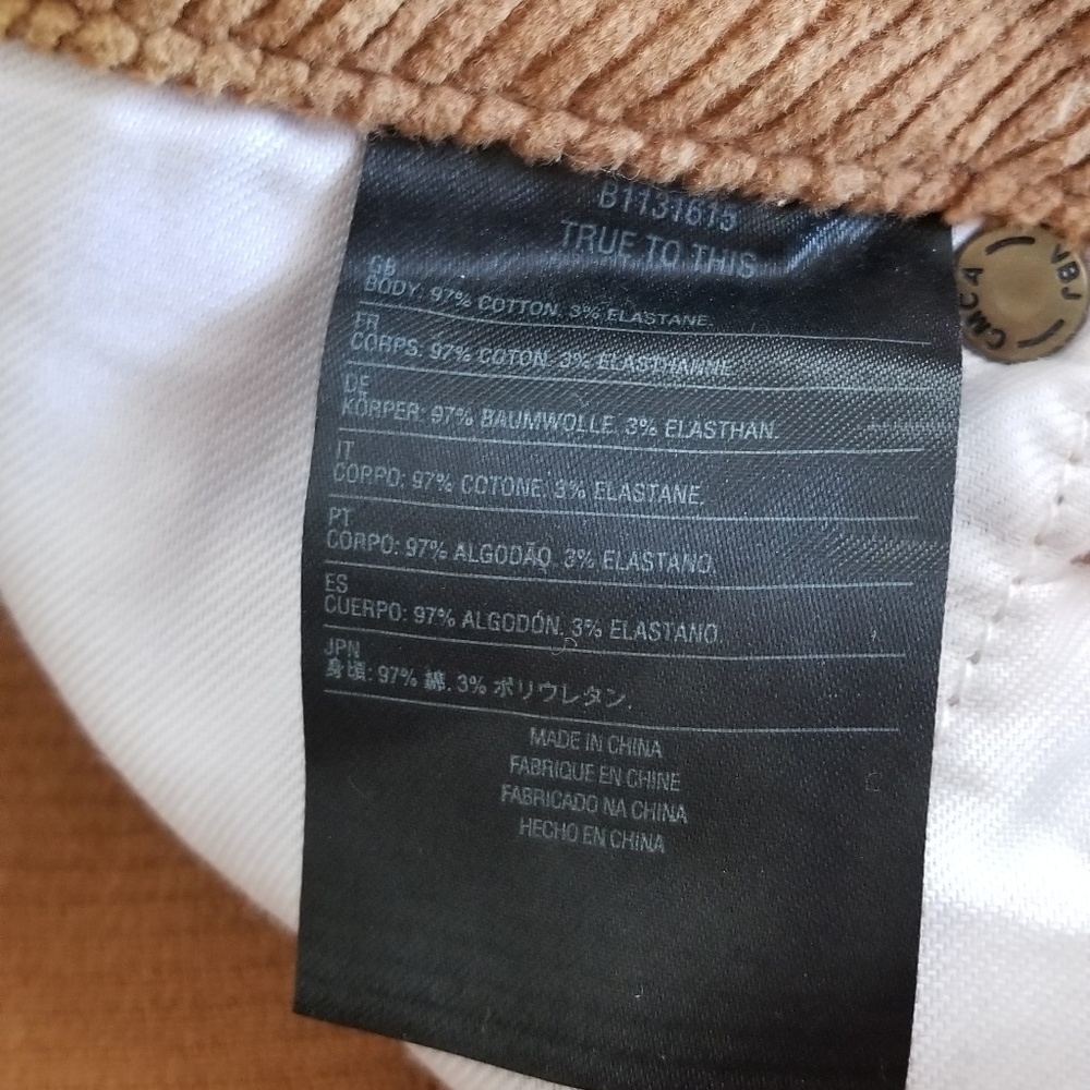 Volcom Stone Row Collection True To This Corduroy… - image 2